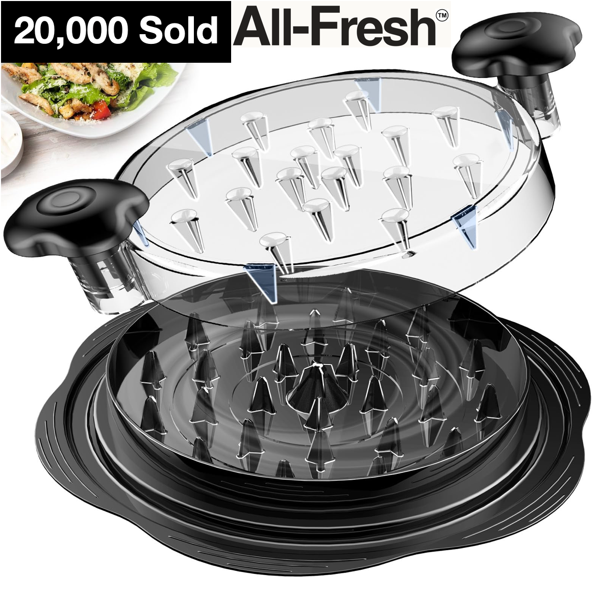 All-Fresh™ Chicken Shredder with Non-Slip Base